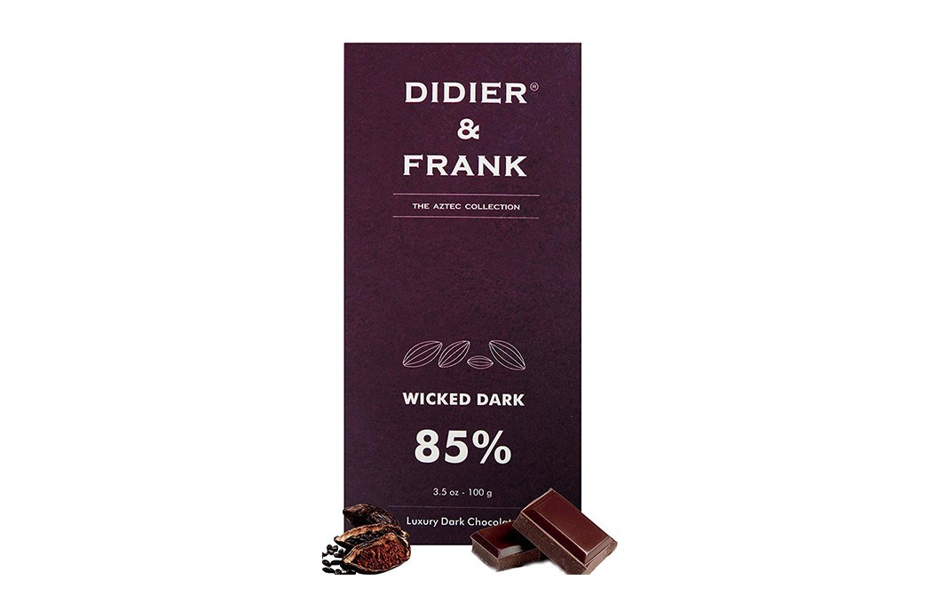 Didier & Frank 85% Wicked Dark Chocolate   Box  100 grams